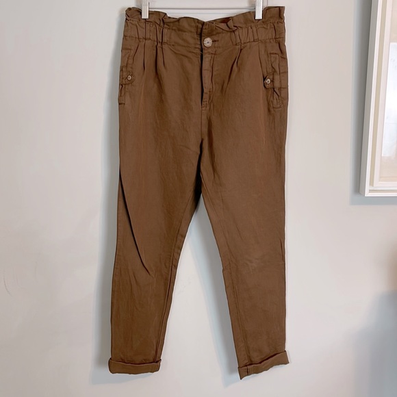 Zara high waist pants ankle length Size 4 - Picture 1 of 5